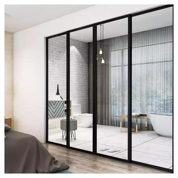 Aluminum Sliding Door Practical Design New Promotion Glass Interior Doors