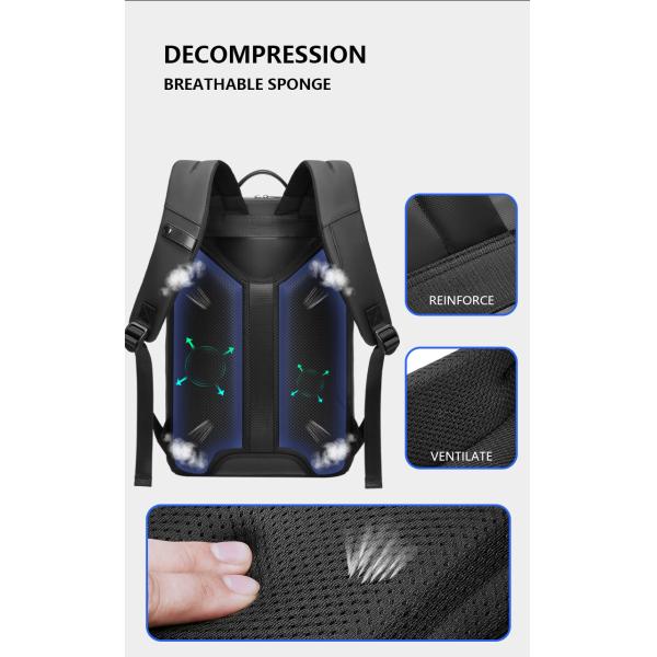 Lightweight Waterproof Business Backpack 32*15*48cm Softback Type