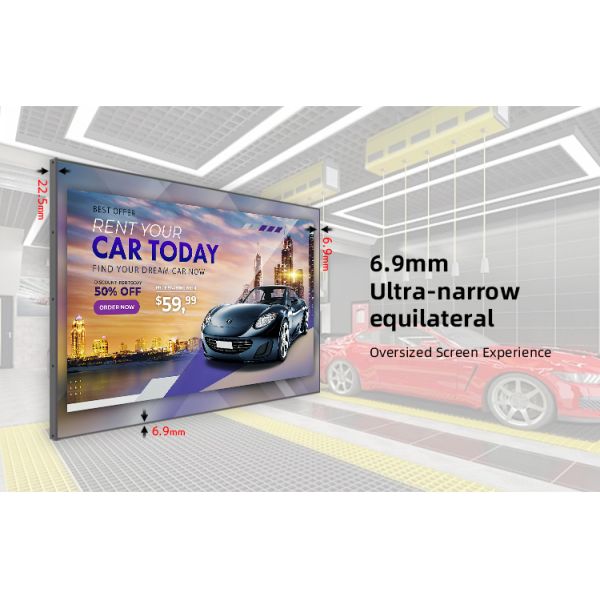 High Resolution 4K Digital Signage Displays Elevator SDK Digital Poster Media