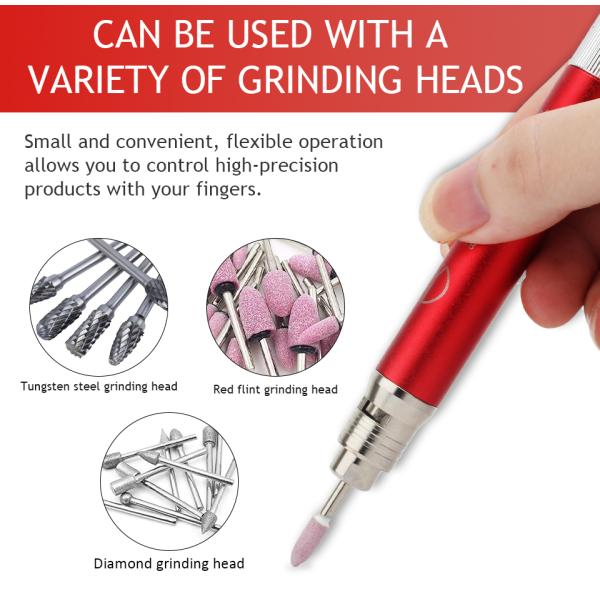 65000 RPM Jewelry Engraving Machine Micro Air Die Grinder 1/8" 3mm