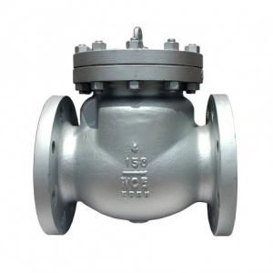 China BS DIN AWWA PN16 Duction Cast Iron Body Flange Swing Check Valve on sale