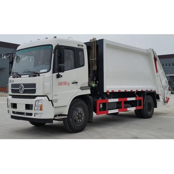 6x4 371hp 16CBM 18CBM Special Purpose Vehicle Rear Loading Compactor Garbage Truck With 1.2cbm Rubbish Bin