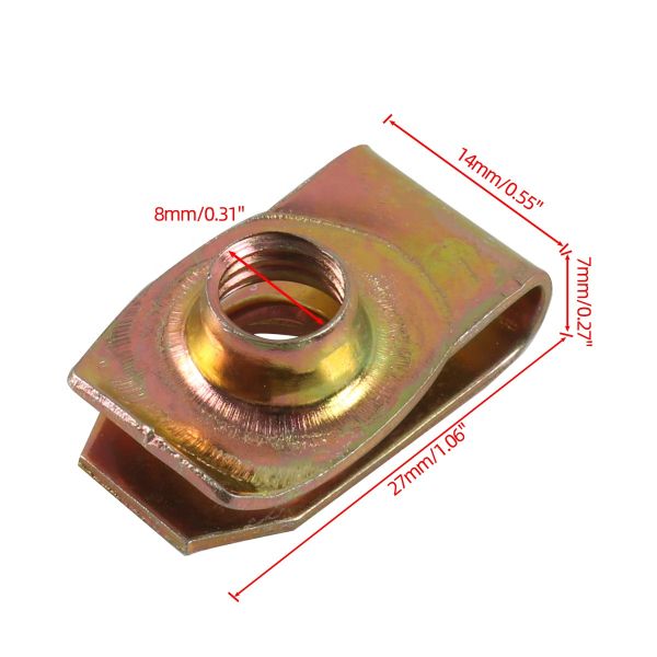 Leaf Plate Spring Speed Clamping Nuts Lock Nut U Type Spring Nut For Industrial
