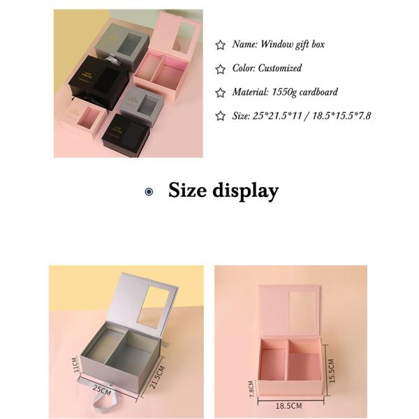 Ribbon Bow Cardboard Gift Packaging Box Bulk Flower Boxes