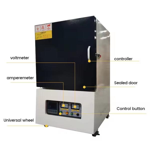 1700C Degree High Temperature box type Muffle Furnace box type for metal or alloy heating treatment