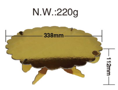 DIY Foldable Three Layer Paper Cardboard Cake Stand