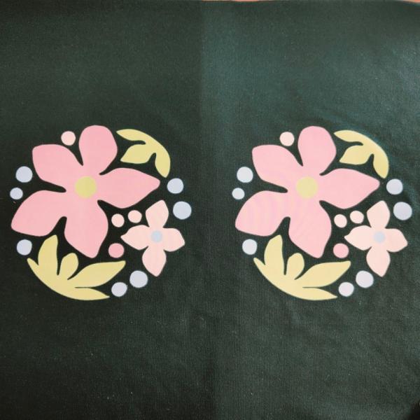 Custom Screen Printing Sticker Plastisol Heat Transfer Labels For Apparel