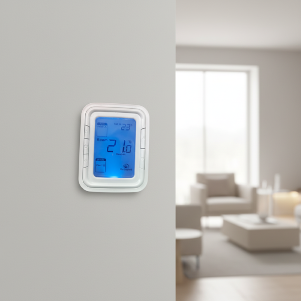 Easy Install Household Room Thermostat Temperature Controller for Central Air Conditioning Fan Coil for Home Hotel and Office