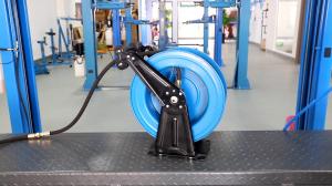 China AA4C  air pipe  grease oil  stainless steel hose reel  10M 15M 20M pipe reel on sale