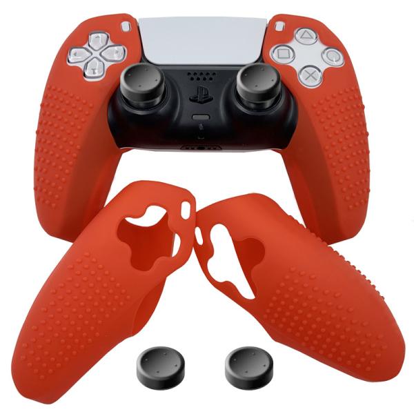 HOXC Multi-Color Protective Ergonomic Soft Controller Non-slip Silicone Case Grips For PS5 Silicone Protector Skins With Thumbstick Caps