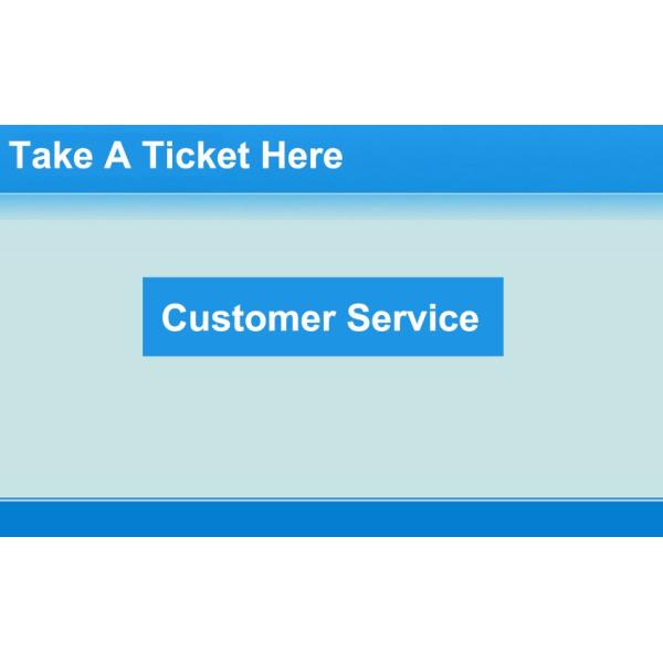 Service Counters Complete QMS Queue Management System With Ticket Number Printer