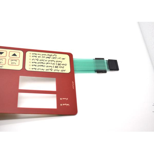 Metal Dome Membrane Switch LED , Embossed Tactile Membrane Keyboard