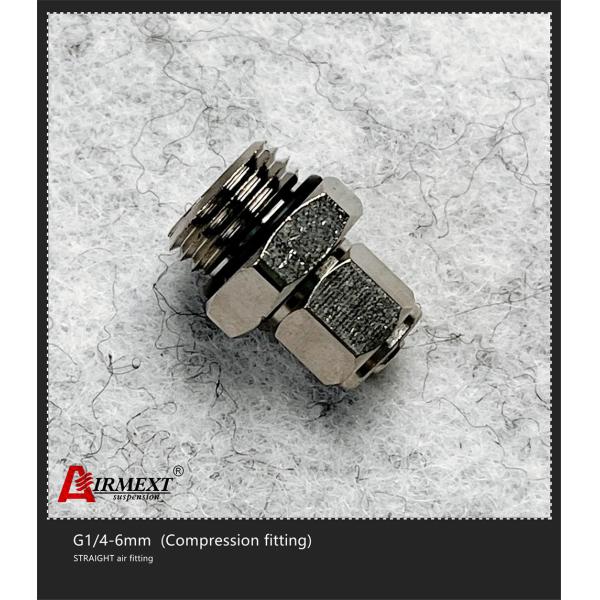 G1/4-6mm Quick Connect Air Fittings Straight Compression Fitting