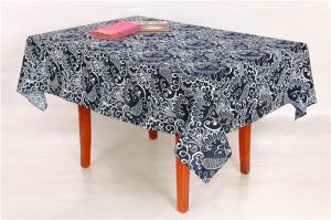 Buy cheap Handmade Technics Custom Printed Tablecloths With Classic Damask Pattern product