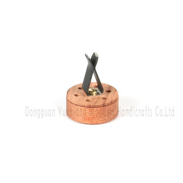 Wood Round Essential Oil Diffuser, Car Air Freshener Vent Clip Aromatherapy Diffuser, Car Diffuser Clip for Car Office Bedroom