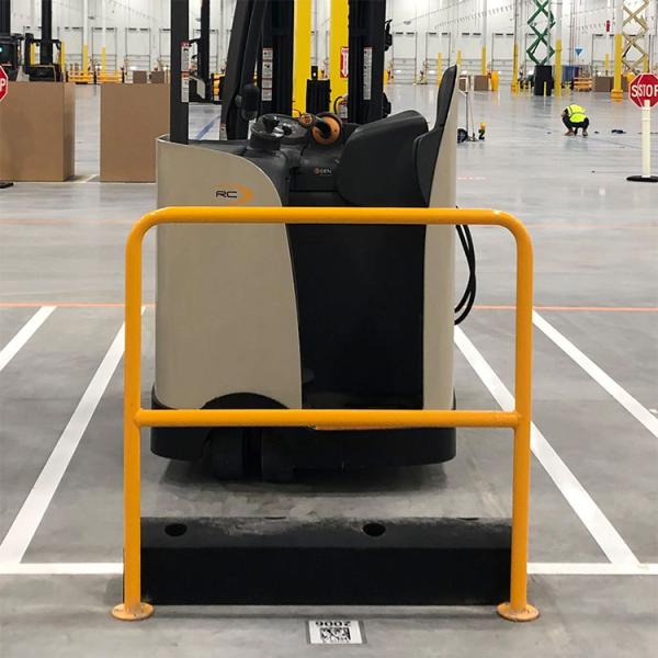 Large Rubber Mats For Flexible Floor-Level Guardrail System Keeps Your Walkways, Walls, And Facility Damage-Free