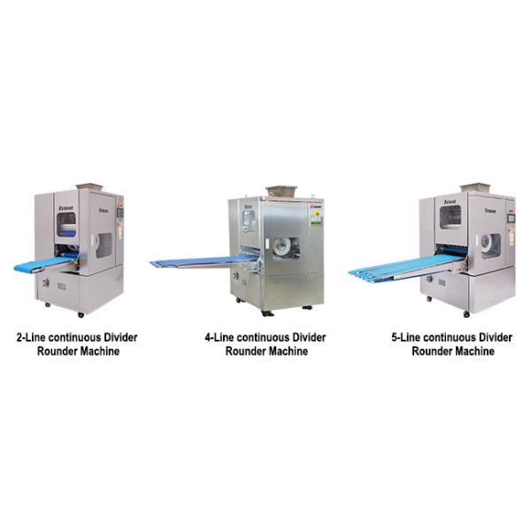 Bakery Automatic Dough Divider 10000pcs/H Bread Dough Rounding Machine