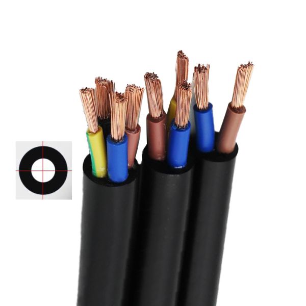 KE FEI TE RVV Copper Conductor Power Cable 300/500V Rated Voltage Multi-core (2-5) PVC Sheathed for Home Appliances