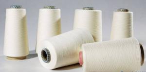 China Row White High Quality Combed Cotton Polyester Yarn C60/T40 32s on sale