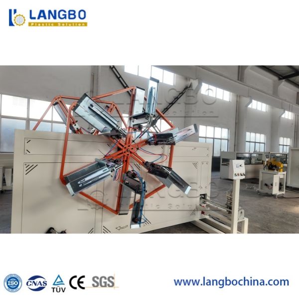 Professional HDPE Pipe Extrusion Line with Planetary Cutter, Guillotine Cutter, and Adjustable Cutting Speed