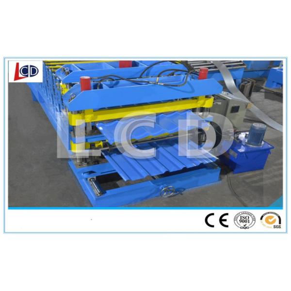High Speed Sheet Metal Rolling Machine Double Deck 75mm Shaft Diameter