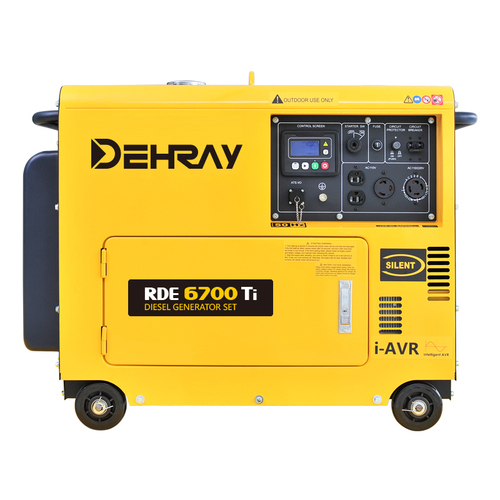 5KW Single Cylinder Deisel General Generator With i-AVR Intelligent Automatic Voltage Regulator