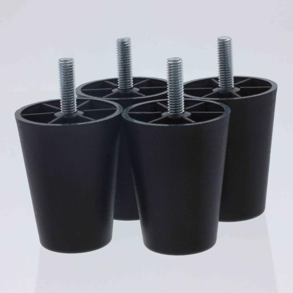 KR-P0365 M8 Bolt Replacement Plastic Couch Legs PP Polypropylene Material Cabinet Use