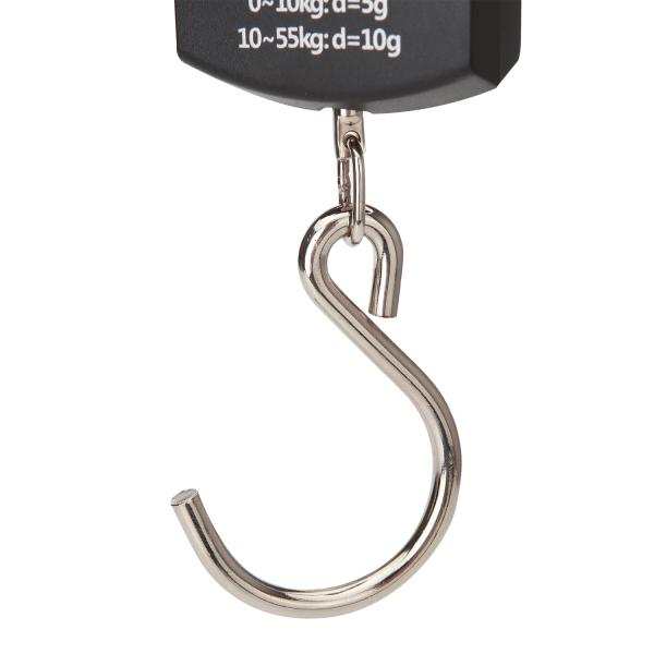 55kg USB Recharging Portable Luggage Scale with Big Hook Division 10G Units lb Portable and Accurate Weighing Solution