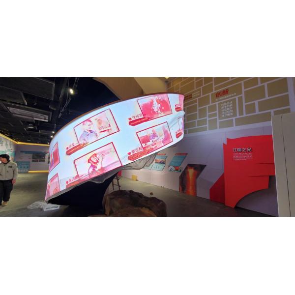 Full Color Advertising P2.5mm Curved Round Modular Led Panel