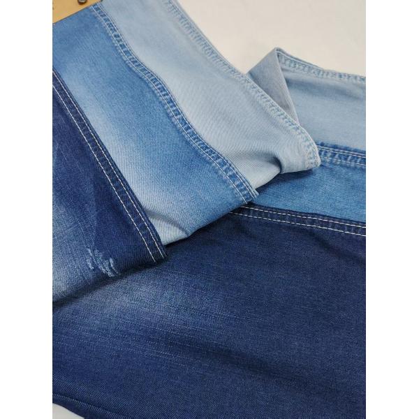 6.8oz Light Weight Twill Style Stretch Denim Fabric 69/71'' Full Width For Summer Jeans