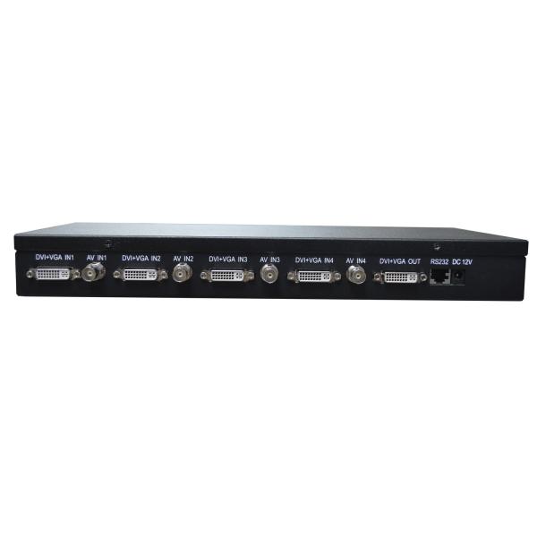 Multi Screen HD CCTV Color Quad Processor Video Quad Multiplexer / Splitter