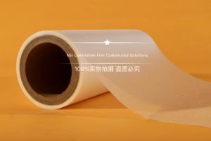 China Hot Melt Adhesive EVA Brushed Thermal Lamination Film For Digital Print  / Gift Box on sale