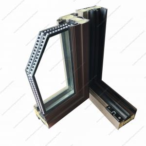 Buy cheap Double Glazed Casement Aluminium Windows and Doors Fluorocarbon Painting product