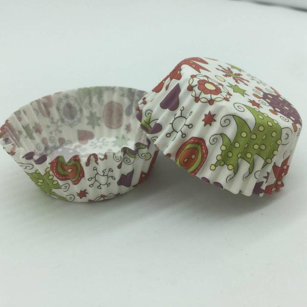 Rose Pattern Mini Greaseproof Cupcake Liners Baking Cups Prime Pantry Bake Set