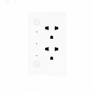 China Smart Switch Socket White Dual Usb Super Charging Port 16A Wireless Remote Control Charging Electric Timer on sale