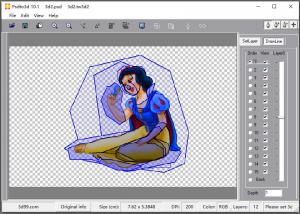 PSDTO3D lenticular FLIP  lenticular interlacing graphic images design software powered by OK3D