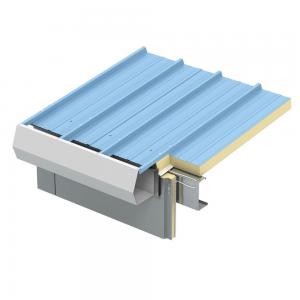 Buy cheap Roof Foam Sheet Polyurethane Sandwich Panel Customizable Moistureproof product