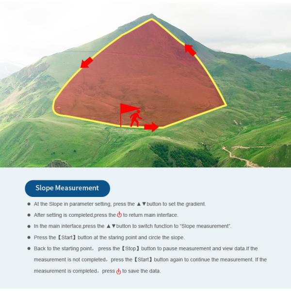 Agricultural Machinery Gps Area Survey Handheld With Lithium Battery