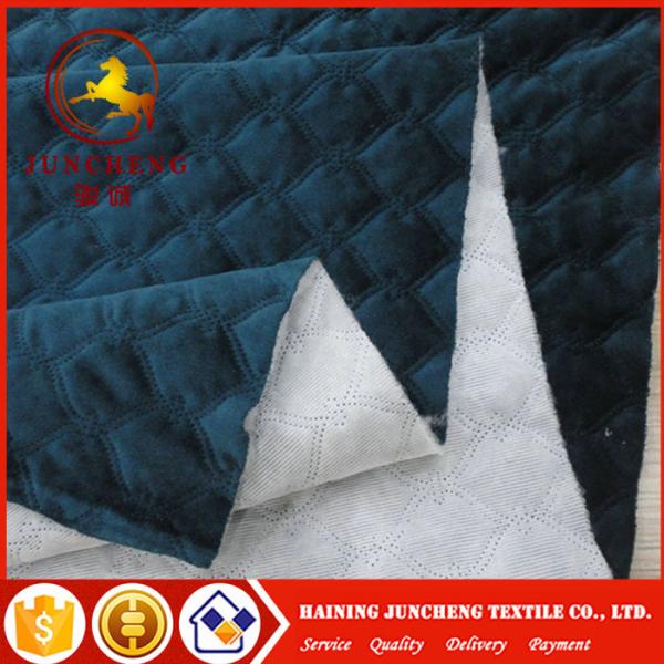 3 layers soft and warm ultrasonic fabric with cotton filling