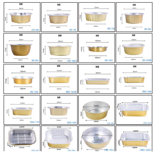 450ml Colorful Aluminum Foil Food Containers Smoothwall Disposable Pudding Baking Cups With Lid