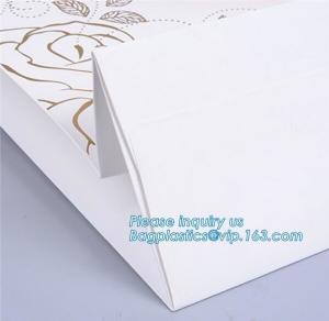 Buy cheap Promotion Custom Private Label Luxury Carrier Packing Hair Salon Paper Bag With Logo,Ribbon Handle Gift Carrier Custom M product