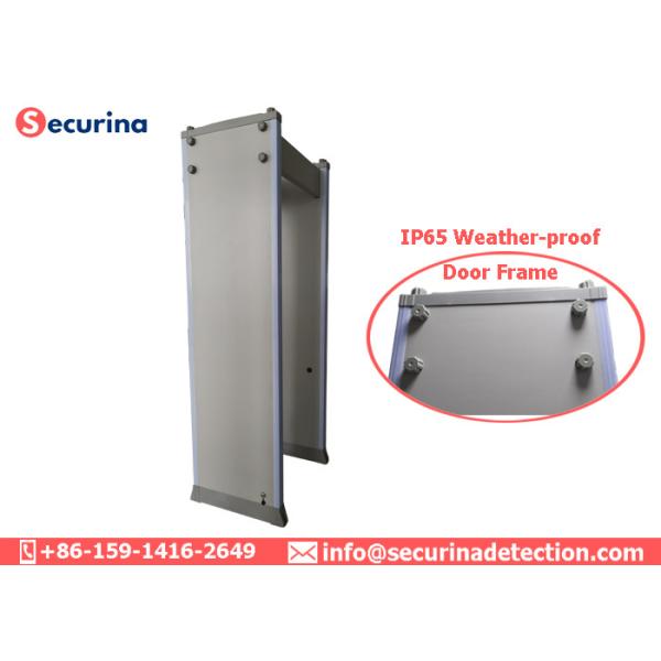 45 Zones Full Body Scanner , Industrial Door Frame Metal Detector 7 Inch LCD Screen