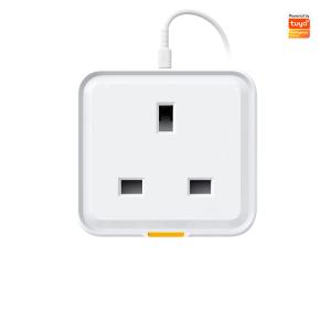 Buy cheap Tuya Smart Home Plug: UK Socket Travel Adapter with Type-C, 16A WiFi RF433, App &amp; Voice Control, Compatible with Alexa product