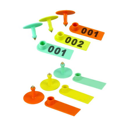 860mhz Animal Cattle 100pcs Custom Goat Ear Tags