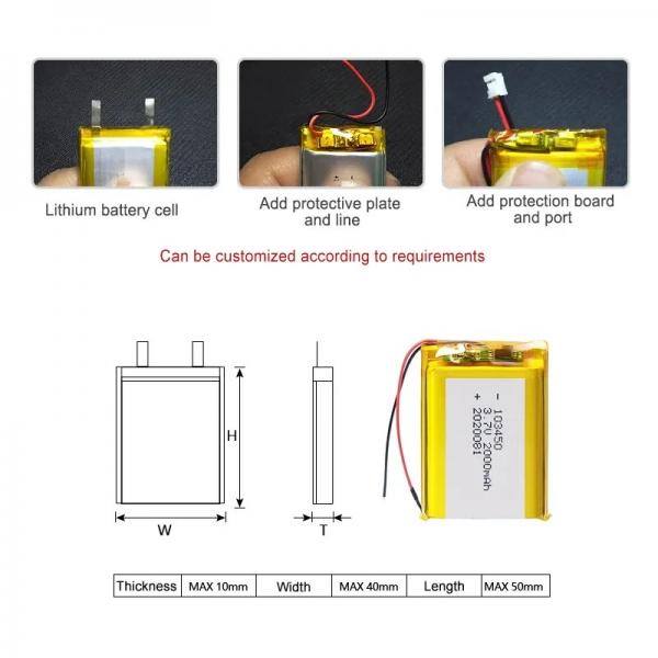 Enerforce 8mAh 20000mAh Lithium Ion Polymer Battery With 800 Cycle Life