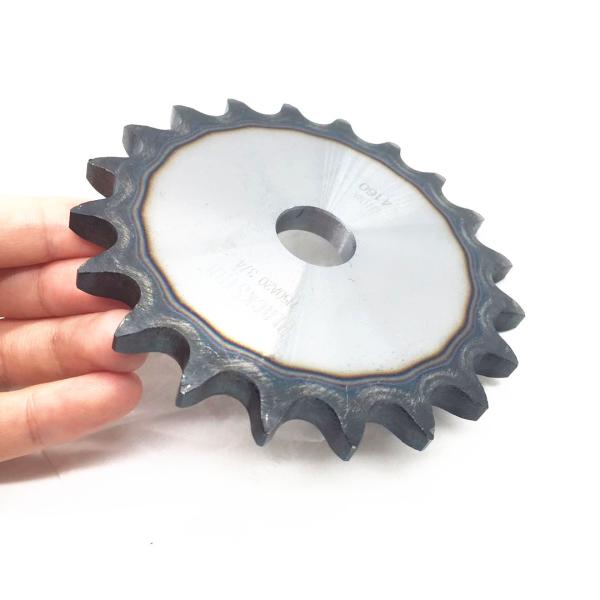 1045 steel Pitch 5/8'' 50A20 hardened teeth ansi chain and sprocket wheel