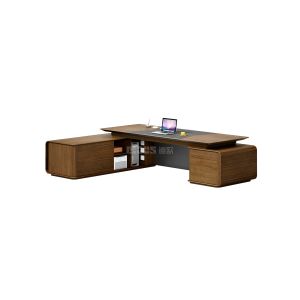 Buy cheap Wood Veneer Painted 1" Executive Office Table Three Drawers DIOUS product