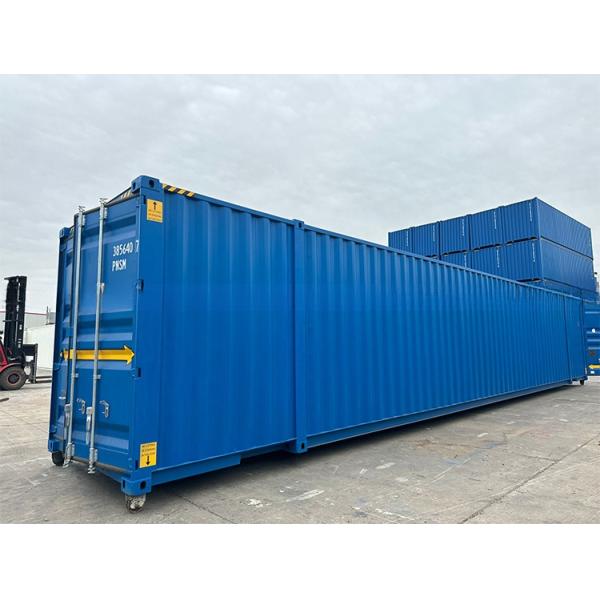 108 CBM Capacity Double End Door 6mm Steel Floor 2591mm Wide Trailer and Rail Way 53ft Length 53 Feet Shipping Container