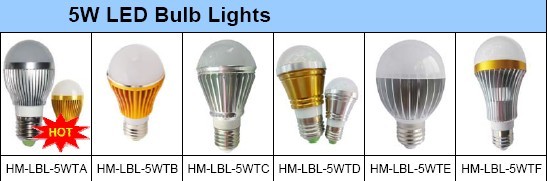 Shenzhen factory E27 led bulb light 5w