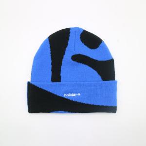 Buy cheap Unisex Acrylic Knitted Cuffed Beanie Hats Winter 58CM Custom Logo product